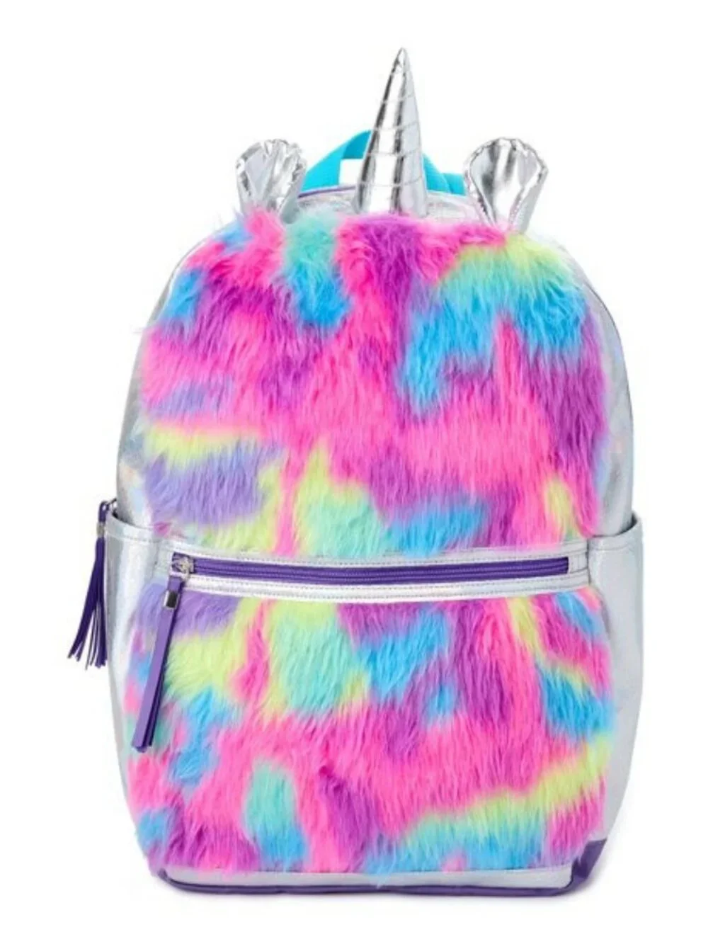 Wonder Nation Fuzzy Fur Unicorn Backpack
